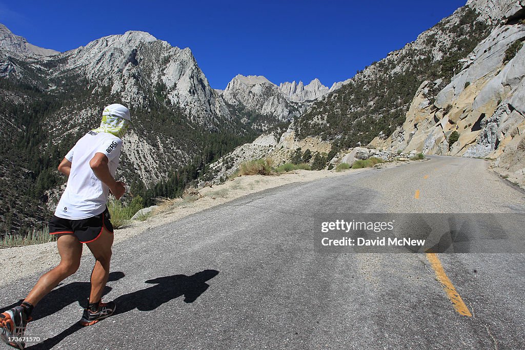 Annual Badwater Ultra Marathon Held In Death Valley's Extreme Heat