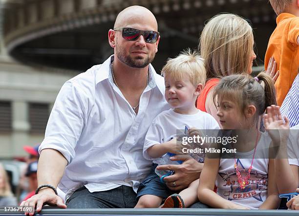 Professional baseball player Jesse Crain attends the MLB All-Star Game Red Carpet Show on July 16, 2013 in New York City.