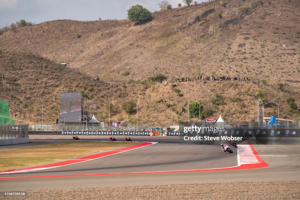 Getty Racing Fall Images Jorge Martin of Spain and Prima Pramac Racing leads the race during ...