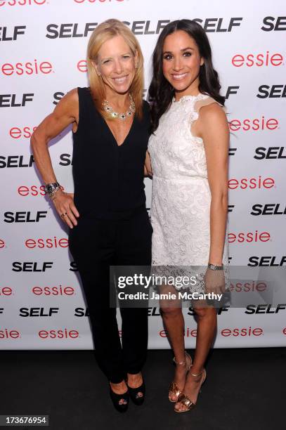 Lucy Danziger and Meghan Markle attend Self Rocks the Summer Event on July 16, 2013 in New York City.