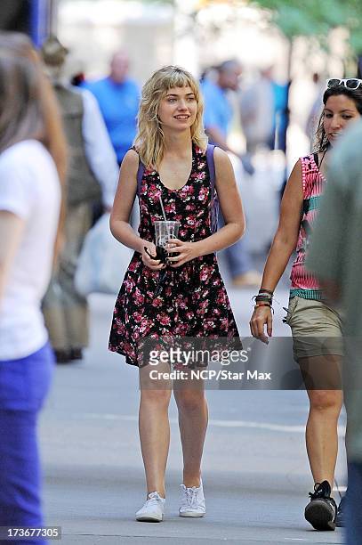 Imogen Poots as seen on July 16, 2013 in New York City.