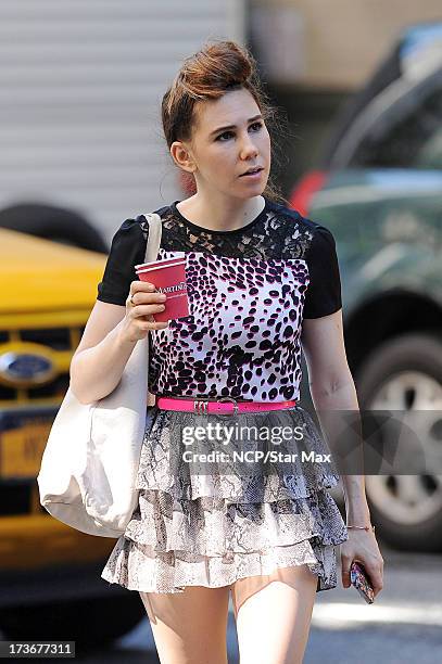 Zosia Mamet as seen on July 16, 2013 in New York City.