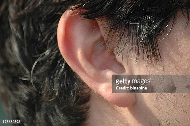 hearing - earlobe 個照片及圖片檔