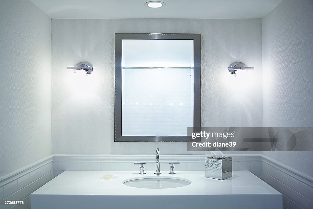 White bathroom