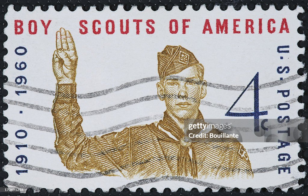 Boy Scouts stamp