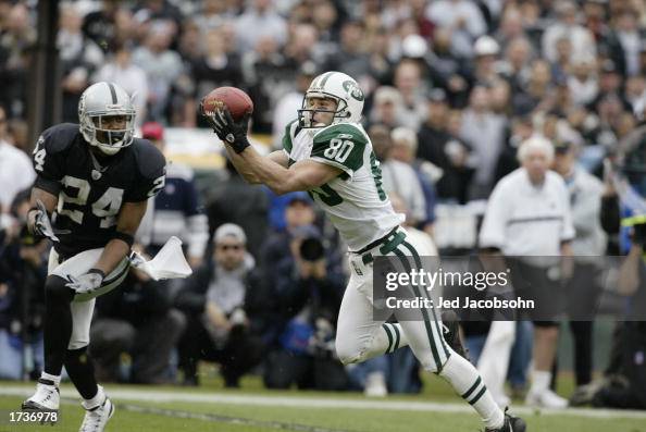 Chrebet can't make a catch Chrebet can't make a catch