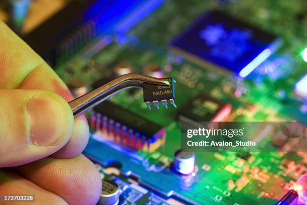 chip - elektrischer widerstand stock-fotos und bilder