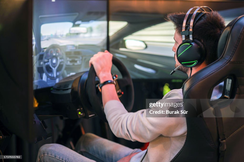 Car Racing Steering Game Simulator, Gamer, Esports