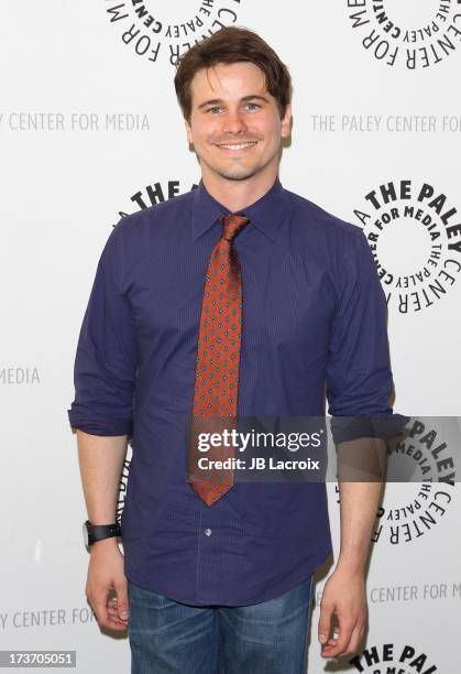 Jason Ritter attends "An Evening With Web Therapy: The Craze Continues..." held at The Paley Center for Media on July 16, 2013 in Beverly Hills,...