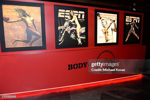 General view of atmosphere at ESPN the Magazine 5th annual "Body Issue" party at Lure on July 16, 2013 in Hollywood, California.