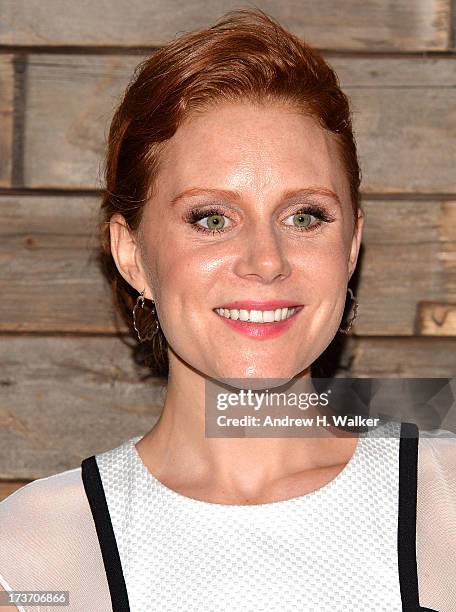 Actress Christiane Seidel attends The Cinema Society and Bally screening of Summit Entertainment's "Red 2" after party at Refinery Hotel on July 16,...