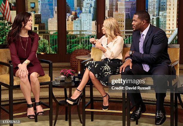 Mary-Louise Parker is a guest on "LIVE with Kelly and Michael," distributed by Disney-Walt Disney Television via Getty Images Domestic Television....