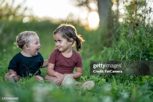 sibling love - sister stock pictures, royalty-free photos & images