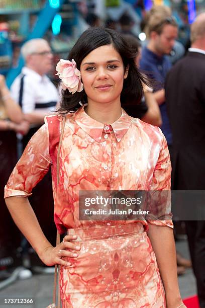 Natasha Khan attends the UK Premiere of 'The Wolverine' at Empire Leicester Square on July 16, 2013 in London, England.