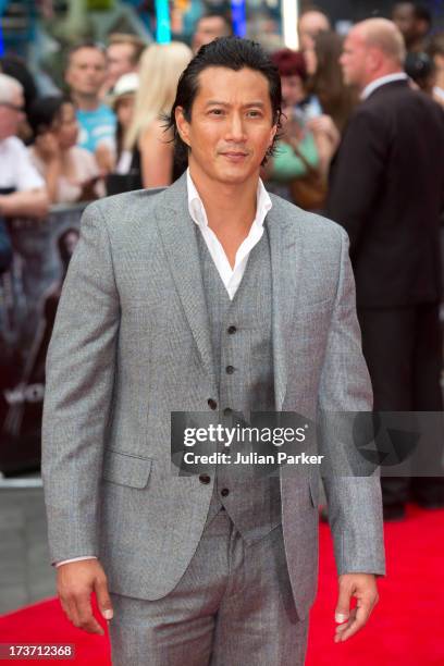 Will Yun Lee attends the UK Premiere of 'The Wolverine' at Empire Leicester Square on July 16, 2013 in London, England.