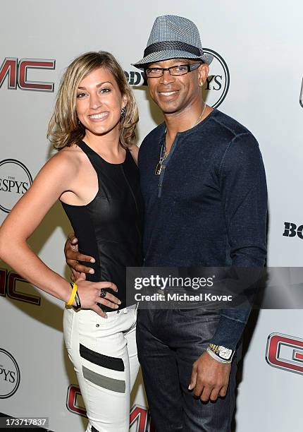 Sportscaster Stuart Scott attends ESPN The Magazine 5th annual "Body Issue" party at Lure on July 16, 2013 in Hollywood, California.