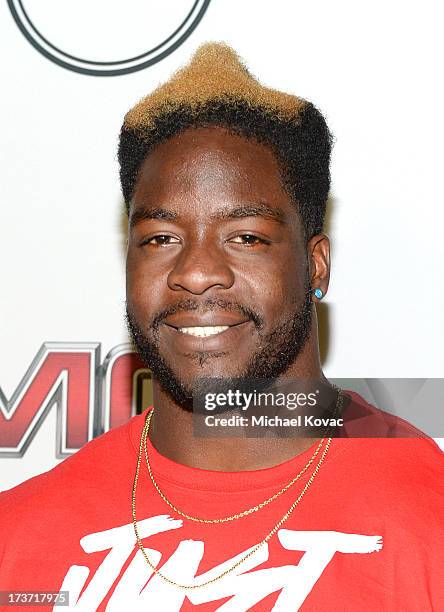 Professional football player Lamarr Houston attends ESPN the Magazine 5th annual "Body Issue" party at Lure on July 16, 2013 in Hollywood, California.