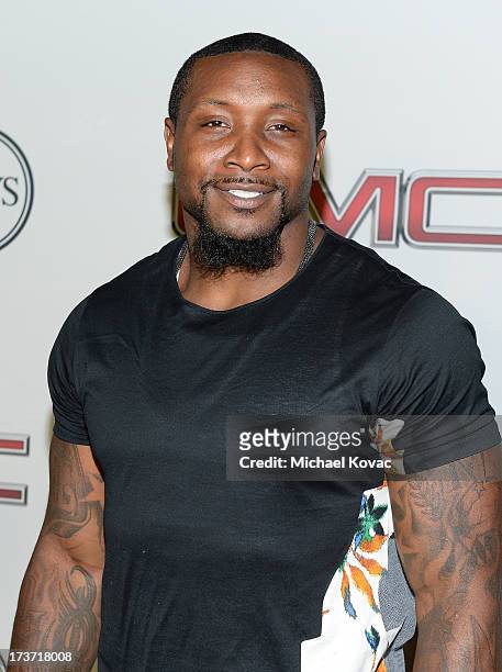 Professional football player NaVorro Bowman attends ESPN the Magazine 5th annual "Body Issue" party at Lure on July 16, 2013 in Hollywood, California.