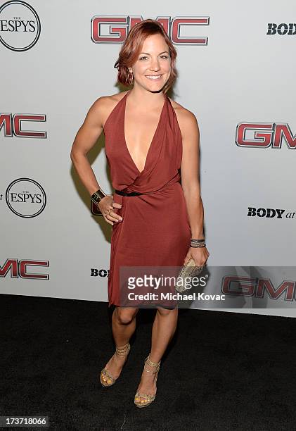 Professional snowboarder Elena Hight attends ESPN the Magazine 5th annual "Body Issue" party at Lure on July 16, 2013 in Hollywood, California.