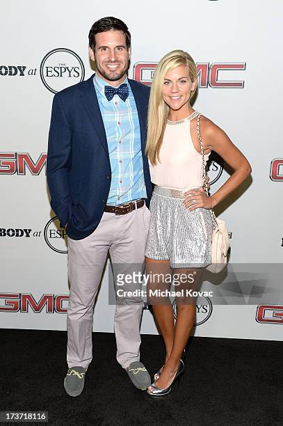 Professional basketball player Christian Ponder and ESPN Sportscaster Samantha Ponder attend ESPN The Magazine 5th annual "Body Issue" party at Lure...