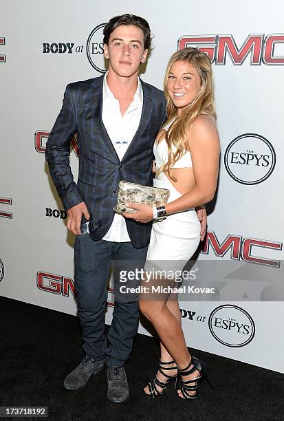 Pro snowboarder Mark McMorris attends ESPN The Magazine 5th annual "Body Issue" party at Lure on July 16, 2013 in Hollywood, California.