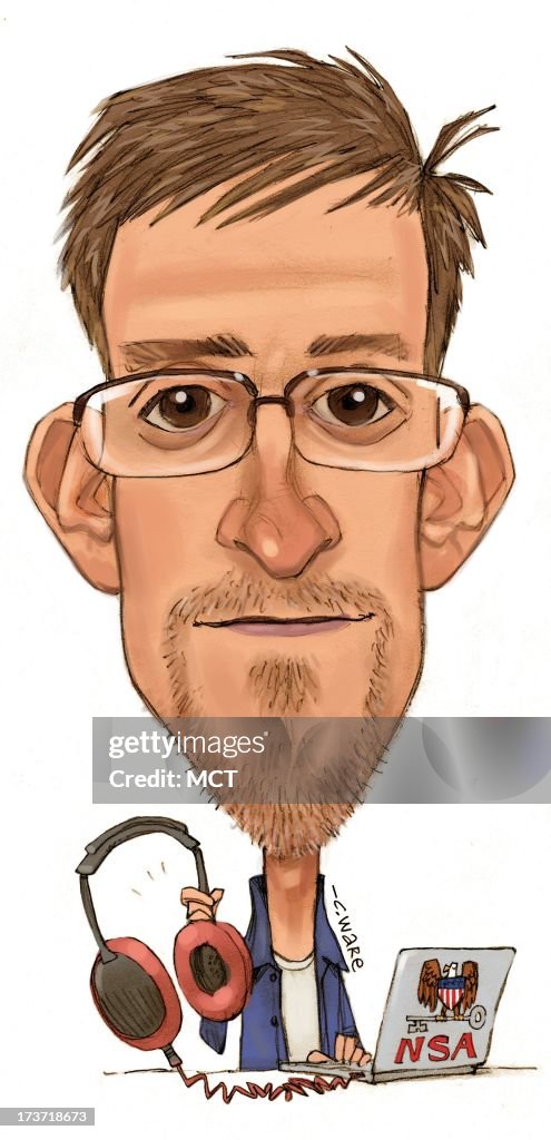 CARICATURE: Edward Snowden