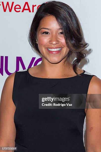 Singer Joy Enriquez attends NUVOtv Network launch party at The London West Hollywood on July 16, 2013 in West Hollywood, California.