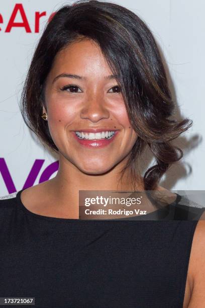 Singer Joy Enriquez attends NUVOtv Network launch party at The London West Hollywood on July 16, 2013 in West Hollywood, California.