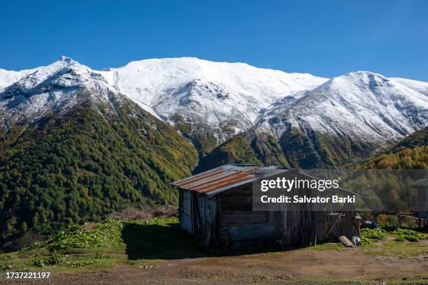 efeler village findik plateau in macahel region in artvin province - rize stock pictures, royalty-free photos & images