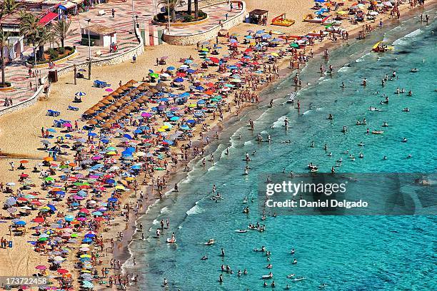 summer time - beach spain stock pictures, royalty-free photos & images