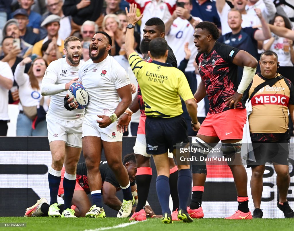 England v Fiji: Quarter Final - Rugby World Cup France 2023