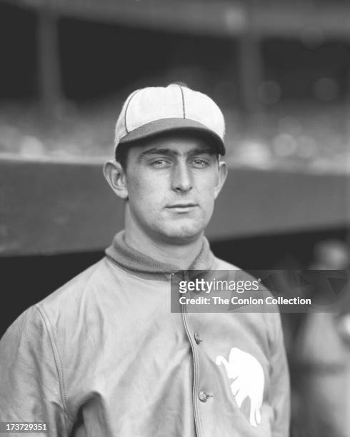 Portrait of Charles W. Willis of the Philadelphia Athletics in 1927.