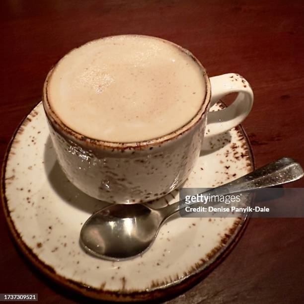 close up of cappuccino - panyik-dale stock pictures, royalty-free photos & images