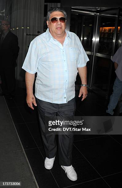 Vincent Pastore is sighted on July 16, 2013 in New York City.