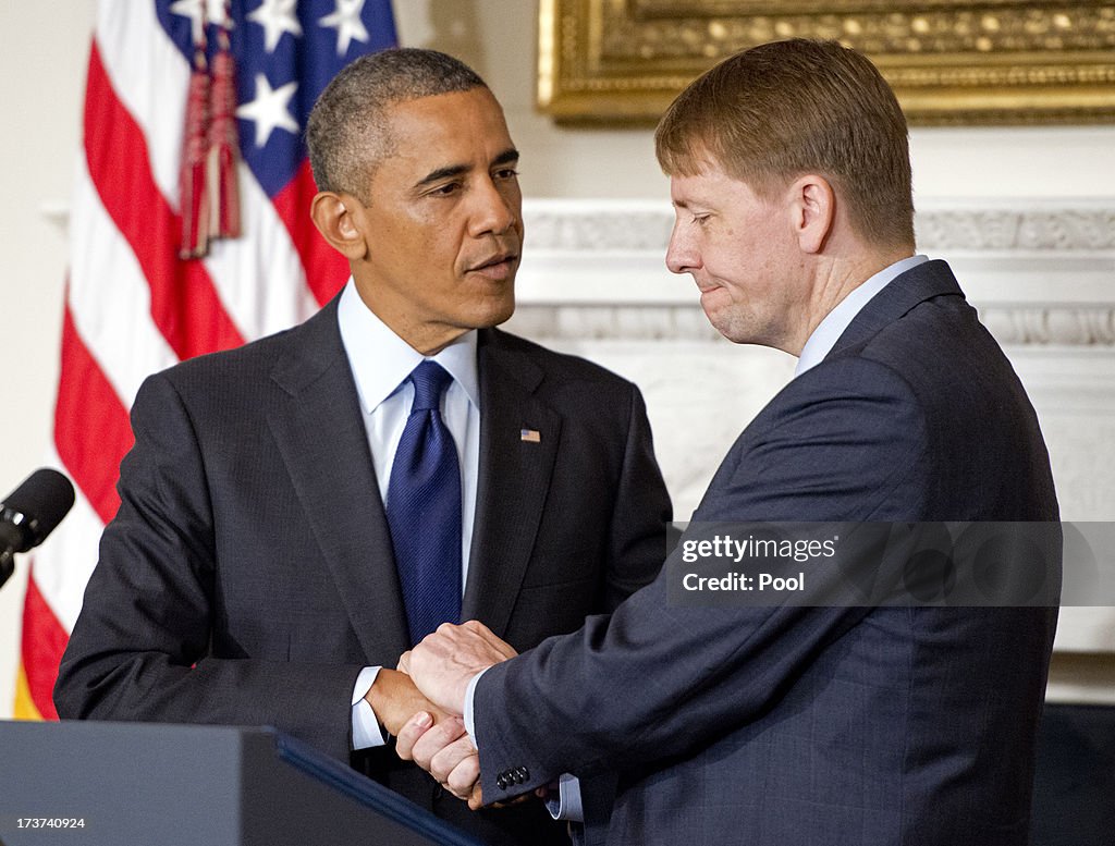 Obama Makes Statement On Cordray Confirmation