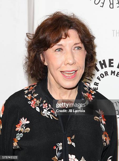 Lily Tomlin attends "An Evening With Web Therapy: The Craze Continues..." held at The Paley Center for Media on July 16, 2013 in Beverly Hills,...