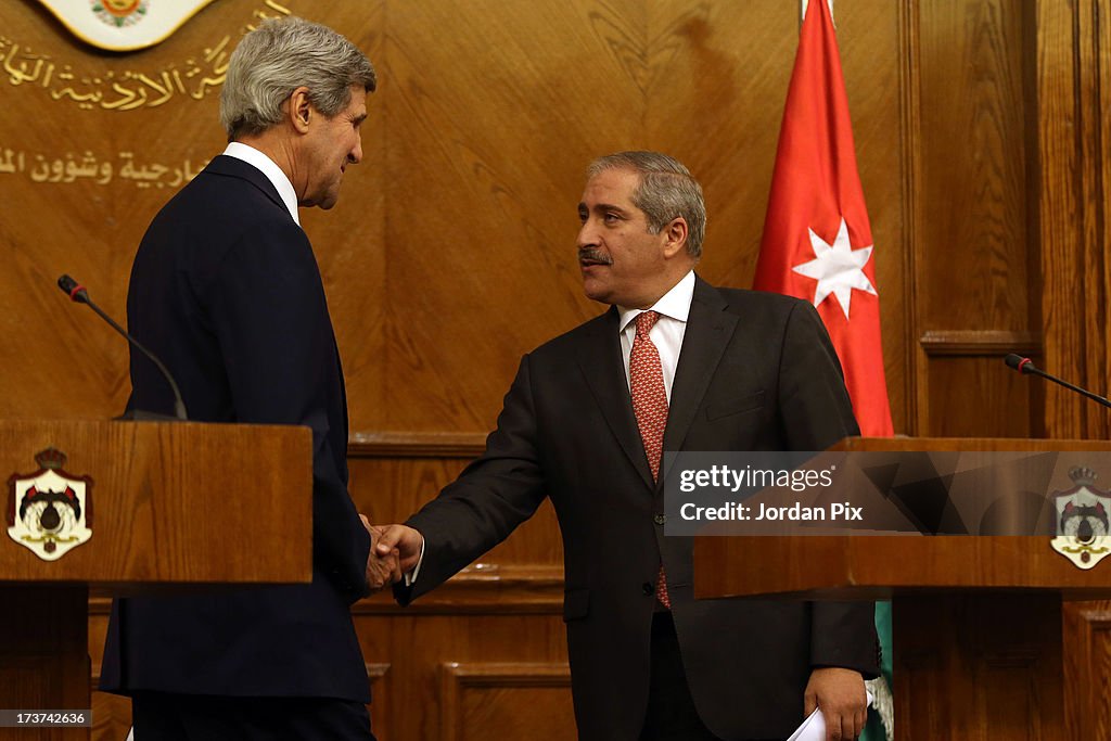 U.S. Secretary Of State John Kerry Meets With Mideast Leaders In Amman