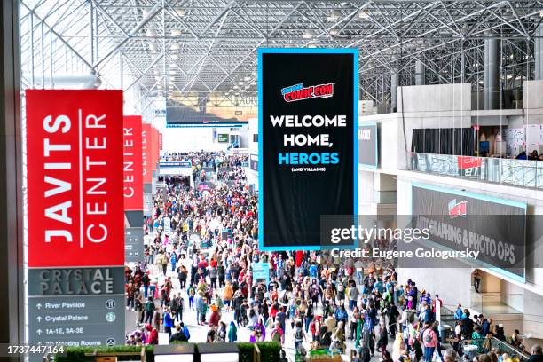 View of atmosphere during New York Comic Con 2023 - Day 4 at Javits Center on October 15, 2023 in New York City.