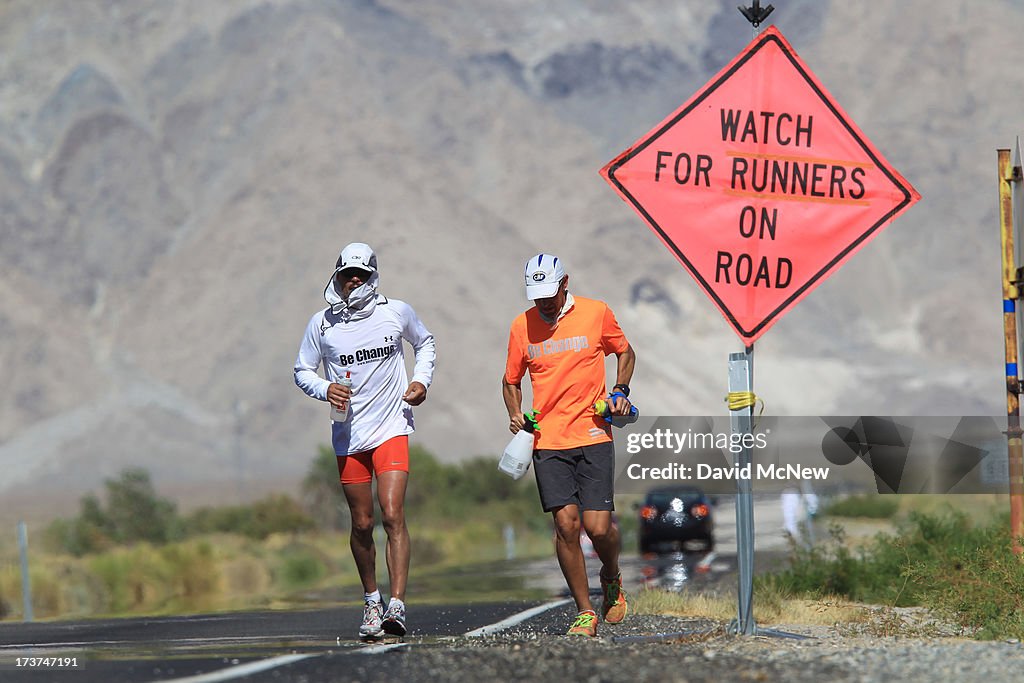 Annual Badwater Ultra Marathon Held In Death Valley's Extreme Heat