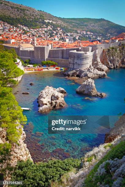 dubrovnik old town - dubrovnik stock pictures, royalty-free photos & images