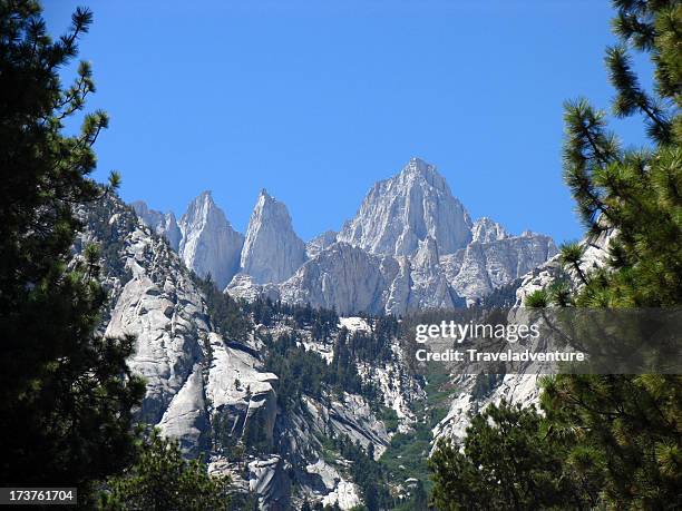 berg mount whitney - berg mount whitney stock-fotos und bilder