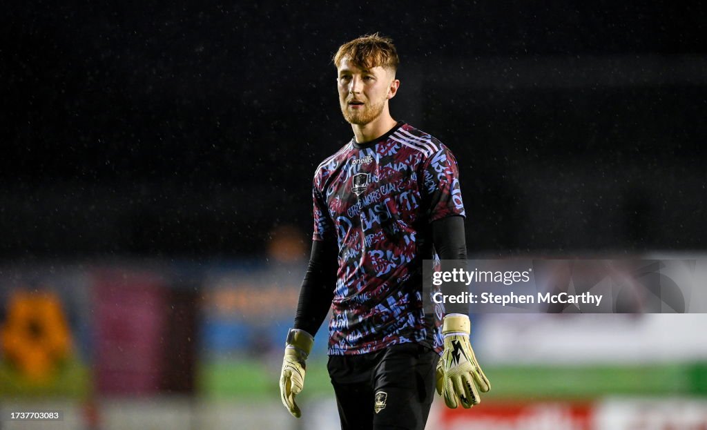Alex Rutter Goalkeeper Galway , Ireland - 20 October 2023; Galway United goalkeeper Alex ...