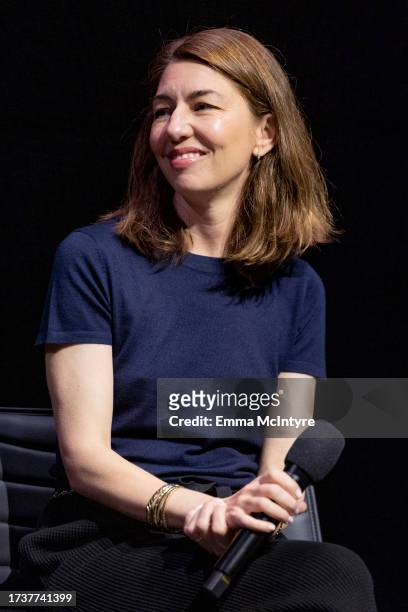 Sofia Coppola speaks onstage at the signing and conversation for Sofia Coppola's new book 'Archive' at Academy Museum of Motion Pictures on October...