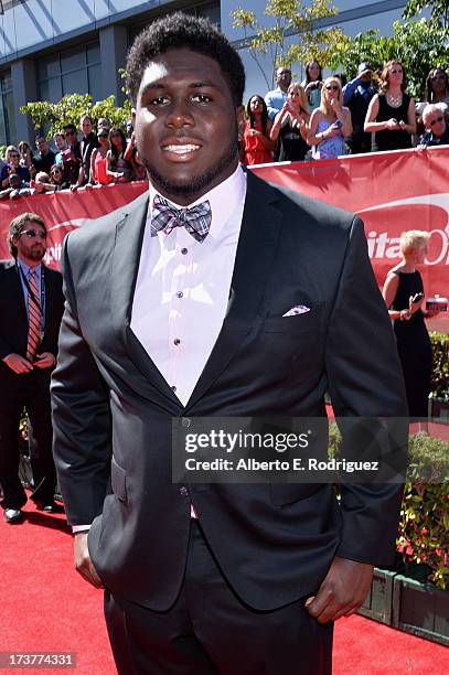 Player Chance Warmack attends The 2013 ESPY Awards at Nokia Theatre L.A. Live on July 17, 2013 in Los Angeles, California.