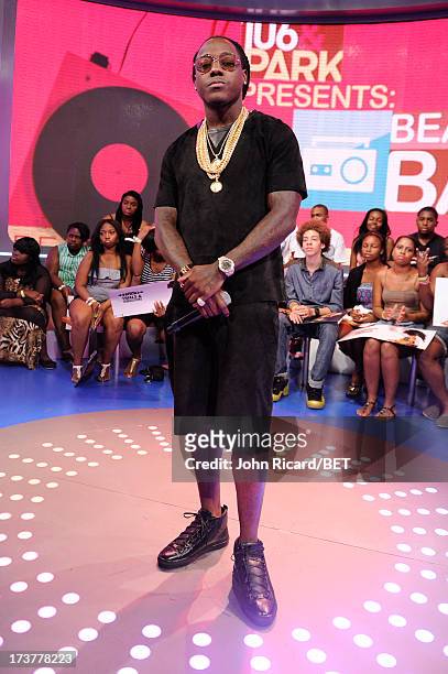 Ace Hood visits BET's 106 & Park at BET Studios on July 17, 2013 in New York City.