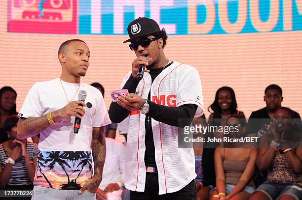 Bow Wow and Problem at BET's 106 & Park at BET Studios on July 17, 2013 in New York City.