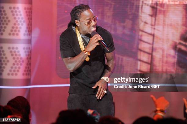 Ace Hood visits BET's 106 & Park at BET Studios on July 17, 2013 in New York City.