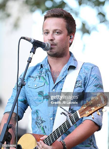 Stephen Barker Liles of Love And Theft performs at The Grove on July 17, 2013 in Los Angeles, California.