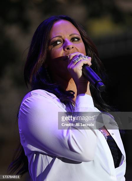 Sara Evans performs at The Grove on July 17, 2013 in Los Angeles, California.