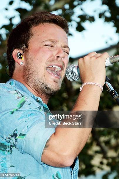 Musician Stephen Barker Liles of Love And Theft performs at The 2013 Summer Concert Series at The Grove on July 17, 2013 in Los Angeles, California.